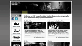What Esp-musicrentals.co.uk website looked like in 2018 (6 years ago)