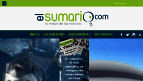 What Elsumario.com website looked like in 2018 (6 years ago)