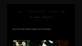 What Elfrancosartchives.com website looked like in 2018 (6 years ago)