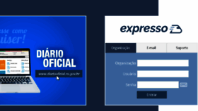 What Expresso.rs.gov.br website looked like in 2018 (6 years ago)