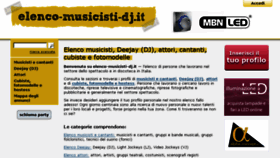 What Elenco-musicisti-dj.it website looked like in 2018 (6 years ago)