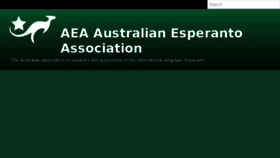 What Esperanto.org.au website looked like in 2018 (6 years ago)