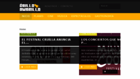 What Elgrilloamarillo.com website looked like in 2018 (6 years ago)