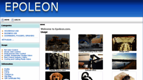 What Epoleon.com website looked like in 2018 (6 years ago)