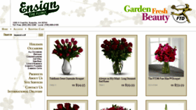 What Ensignflorist.com website looked like in 2018 (6 years ago)