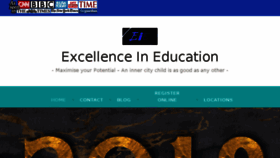 What Excellenceineducation.org.uk website looked like in 2018 (6 years ago)