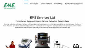 What Emeservices.com website looked like in 2018 (6 years ago)