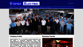 What Empireelectric.net website looked like in 2018 (6 years ago)