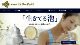 What Energy-hadou.jp website looked like in 2018 (6 years ago)