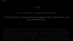 What Evilsupergirls.com website looked like in 2018 (6 years ago)
