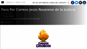 What Eventoscatolicos.org website looked like in 2018 (6 years ago)