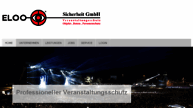 What Eloo-sicherheit.de website looked like in 2018 (6 years ago)