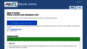 What Emedx.pl website looked like in 2018 (6 years ago)