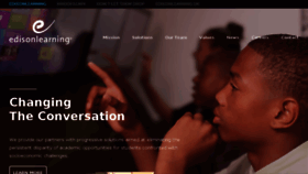 What Edisonschools.com website looked like in 2018 (7 years ago)