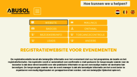 What Eventsite.be website looked like in 2018 (6 years ago)