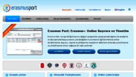 What Erasmusport.com website looked like in 2018 (6 years ago)