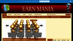 What Earnmania.com website looked like in 2018 (6 years ago)