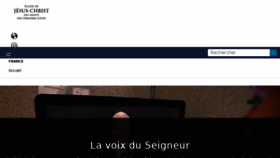 What Eglisedejesuschrist.fr website looked like in 2018 (6 years ago)