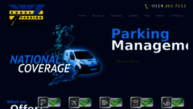 What Excelparkingservices.co.uk website looked like in 2018 (6 years ago)