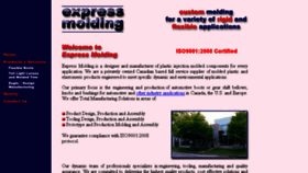 What Expressmolding.ca website looked like in 2018 (7 years ago)