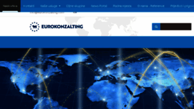 What Eurokonzalting.com website looked like in 2018 (6 years ago)