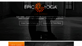 What Epicyogacenter.com website looked like in 2018 (6 years ago)