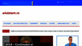 What Easistent.ro website looked like in 2018 (6 years ago)