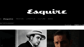 What Esquire.jp website looked like in 2018 (6 years ago)