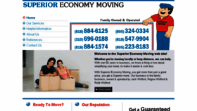 What Economymoving.net website looked like in 2018 (6 years ago)