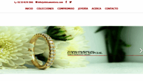 What Eloisamontero.com website looked like in 2018 (6 years ago)
