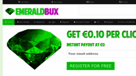 What Emeraldbux.com website looked like in 2018 (6 years ago)
