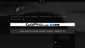 What Extremesportsvideos.com website looked like in 2018 (6 years ago)
