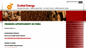 What Ecobelenergy.it website looked like in 2018 (6 years ago)