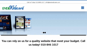 What Everwebcare.com website looked like in 2018 (6 years ago)