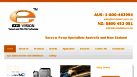 What Ezzivision.com.au website looked like in 2018 (6 years ago)