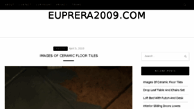 What Euprera2009.com website looked like in 2018 (6 years ago)
