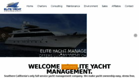 What Eliteyachtmgmt.com website looked like in 2018 (6 years ago)
