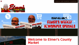 What Elmersfresh.com website looked like in 2018 (6 years ago)