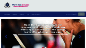 What Elearning.mrcollege.ac.uk website looked like in 2018 (6 years ago)