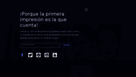 What Esteelauder.es website looked like in 2018 (6 years ago)