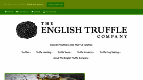 What Englishtruffles.co.uk website looked like in 2018 (6 years ago)