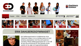 What Edgymnasiet.se website looked like in 2018 (6 years ago)