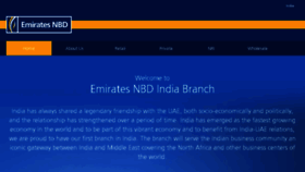 What Emiratesnbd.co.in website looked like in 2018 (6 years ago)