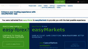What Easy-forex.com website looked like in 2018 (6 years ago)