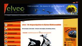 What Elvec.de website looked like in 2018 (6 years ago)