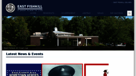 What Eastfishkillny.gov website looked like in 2018 (6 years ago)