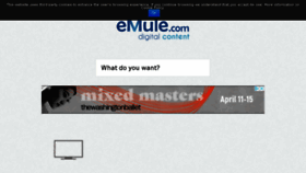 What Emule.com website looked like in 2018 (6 years ago)