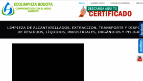 What Ecolimpiezabogota.com.co website looked like in 2018 (6 years ago)