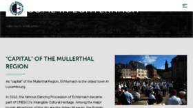 What Echternach-tourist.lu website looked like in 2018 (6 years ago)