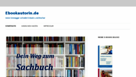 What Ebookautorin.de website looked like in 2018 (6 years ago)